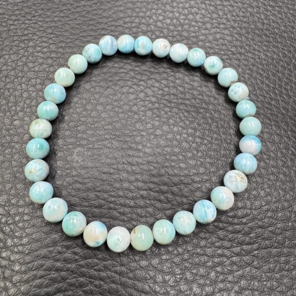 Bracelet en Larimar "perles de 6mm" – Image 3