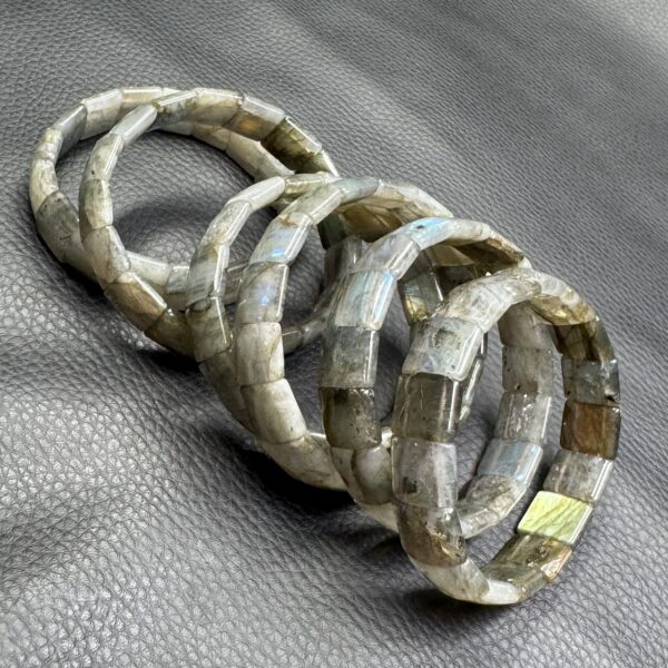 Bracelet en Labradorite "petites plaquettes" – Image 4