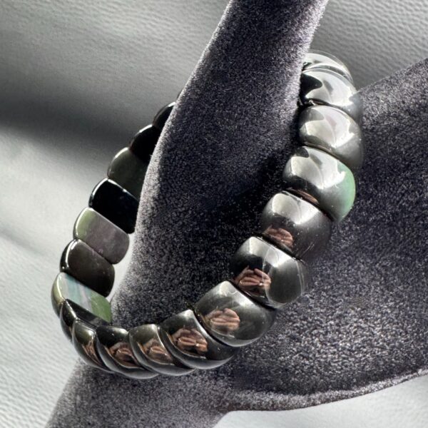 Bracelet en Obsidienne Oeil Céleste du Mexique "Plaquette qualité extra" – Image 2