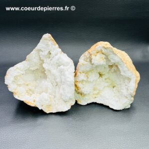 Géode de cristal de roche du Maroc (réf gcr3)