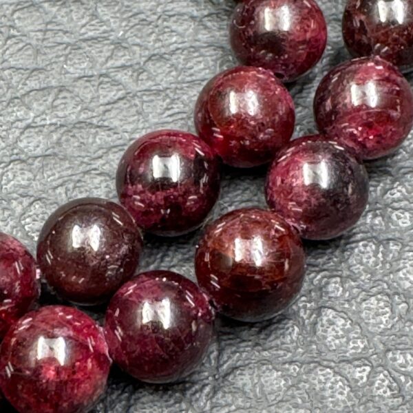 Collier Rivière de Grenat "perles 6mm" (réf cgp12) – Image 4