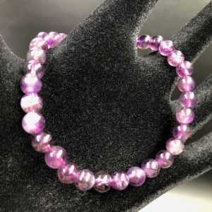 Bracelet en améthyste du Brésil « perles de 6 mm »