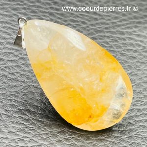 Pendentif en quartz hématoïde de Madagascar (réf qh14)
