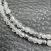 Collier Quartz a Inclusions de Tourmaline "perles facettes 3 mm" (ref cqt5) – Image 4