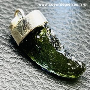 Pendentif Moldavite «Chlum» de République Tchèque (réf pdm13)