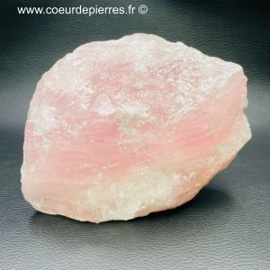 Bloc brut de quartz rose de Madagascar 1,343Kg (réf prb11)