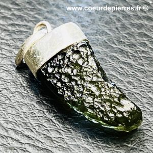 Pendentif Moldavite «Chlum» de République Tchèque (réf pdm13)