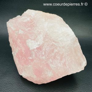 Bloc brut de quartz rose de Madagascar 1,343Kg (réf prb11)