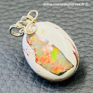 Pendentif en Opale de feu du Mexique (réf pom9)
