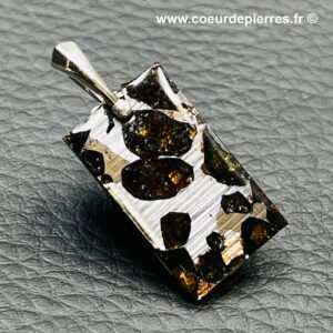 Pendentif météorite Pallasite de Sericcho (réf pmp2)