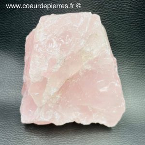 Bloc brut de quartz rose de Madagascar 0,935 Kg (réf prb4)