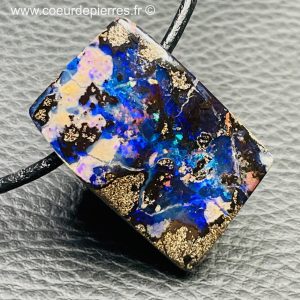 Pendentif en opale boulder d’Australie de 65 carats (réf po97)