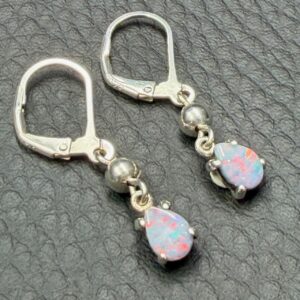 Boucles d'oreilles en opale welo
