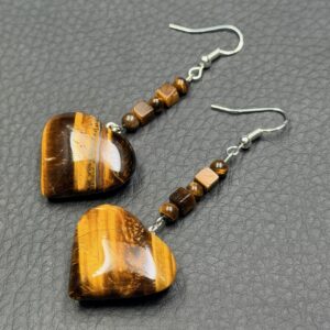 Boucles d’oreilles Oeil de Tigre