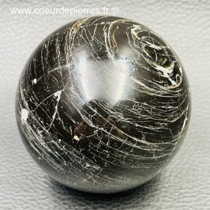 Sphère en Tourmaline noire de Madagascar (réf stn2)