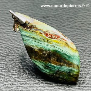 Pendentif en opale Péruvienne « Cordillère des Andes » de 43 carats (réf poa7)