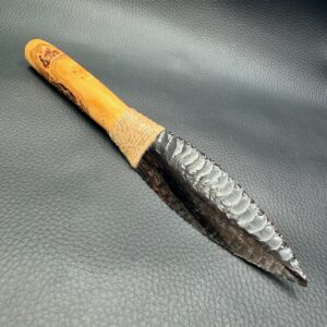 Couteau en Obsidienne Noire Naturelle