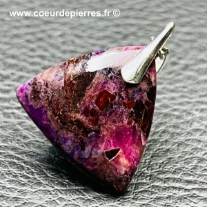 Pendentif en sugilite d’Afrique du sud “rare” (réf sg14)