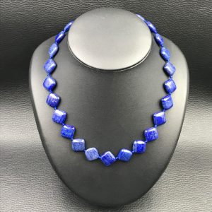 Collier en lapis lazuli d’Afghanistan (réf cll4)