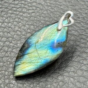 Pendentif Labradorite Verte