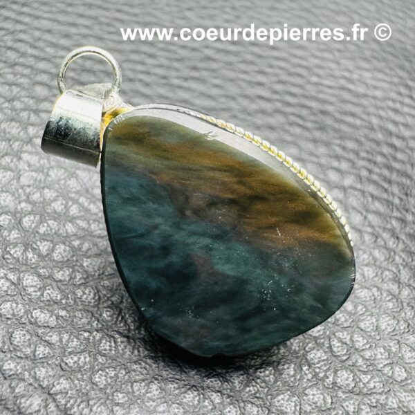 Pendentif en Obsidienne Manta Huichol (ref pomh4) – Image 3