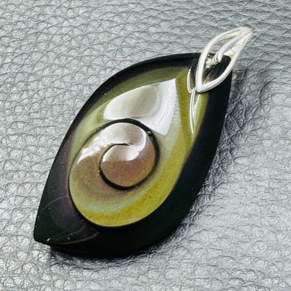 Pendentif Obsidienne Oeil Céleste "Suprême" (réf ooc42) – Image 3