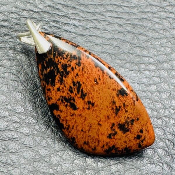 Pendentif en Obsidienne Acajou "Mahogany" du Mexique (réf poa3) – Image 2