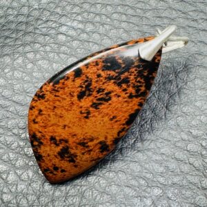 Pendentif en Obsidienne Acajou