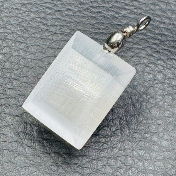 Pendentif en Sélénite du Maroc (réf sel12) – Image 3