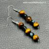 Boucles d'Oreilles Oeil de Tigre