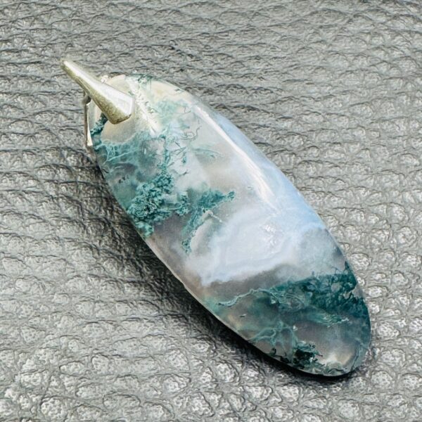 Pendentif agate mousse du Brésil (réf ag32) – Image 2
