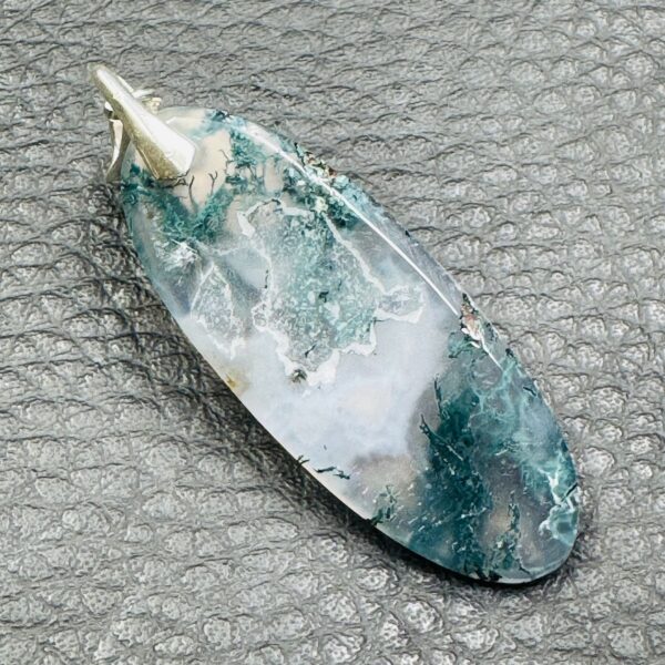 Pendentif agate mousse du Brésil (réf ag32) – Image 3