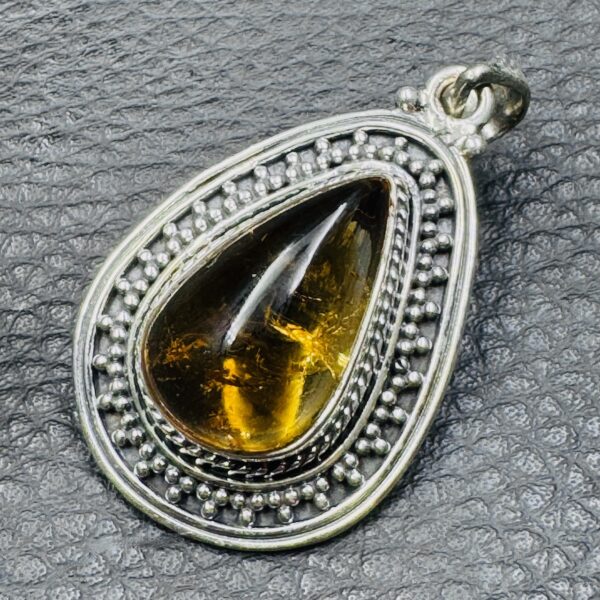 Pendentif en Citrine Naturelle (réf ci13) – Image 2