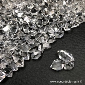 Diamant Herkimer brut des États-Unis « grande taille »