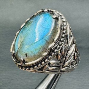 Chevalière en labradorite