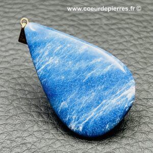 Pendentif en aventurine bleue du Brésil (réf qb3)