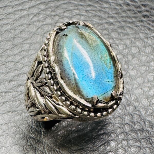 Chevalière en labradorite