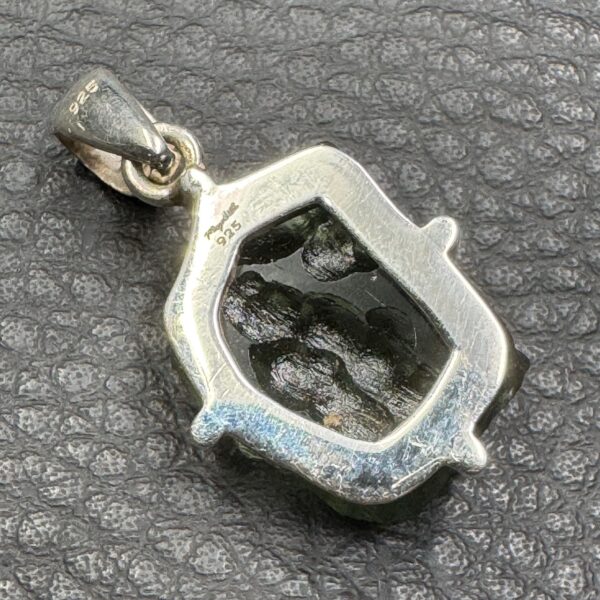 Pendentif Moldavite «Chlum» de République Tchèque (réf pdm17) – Image 2