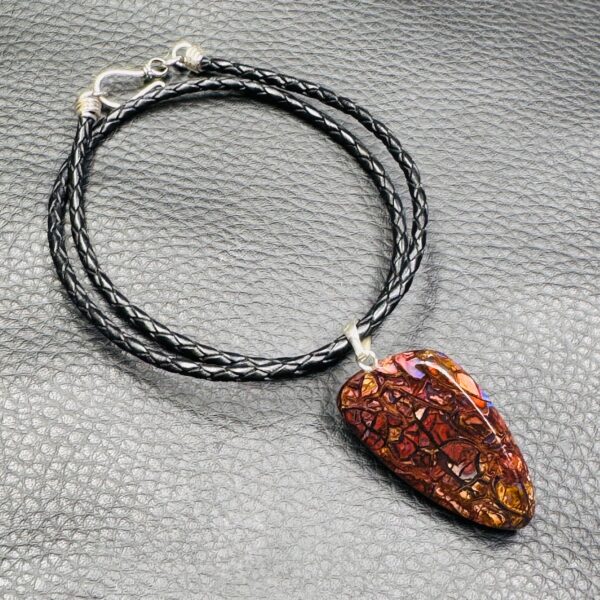 Pendentif en Opale Boulder d’Australie de 62,5 carats (réf po12) – Image 5