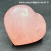 Coeur en Quartz Rose de Madagascar (réf cqr8) – Image 2