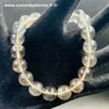 Bracelet en fluorite noire de Chine "perles 10mm" (réf cfl1) – Image 2