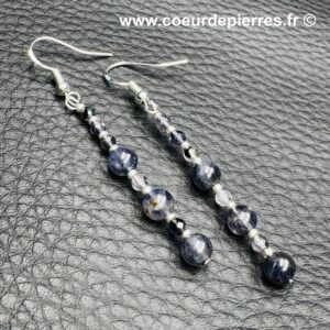 Boucles d'Oreilles Iolite