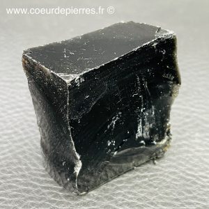 Obsidienne noire brute du Mexique (réf ob9)
