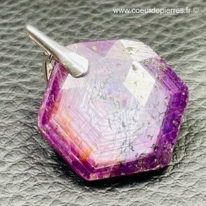 Pendentif en rubis facettés d’Afghanistan (réf pr11)