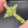 Pendentif Croix en Péridot (réf pep17) – Image 6