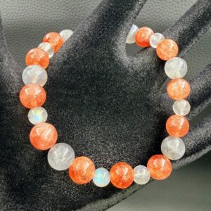 Bracelet Pierre Soleil et Labradorite