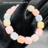 Bracelet Béryl, Aigue-marine, Héliodore, Morganite "perles cylindriques" – Image 2