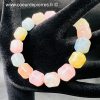 Bracelet Béryl, Aigue-marine, Héliodore, Morganite "perles cylindriques" – Image 3