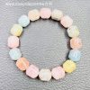 Bracelet Béryl, Aigue-marine, Héliodore, Morganite "perles cylindriques" – Image 4