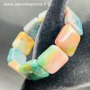 Bracelet en agate mousse du Brésil « plaquettes » – Image 4